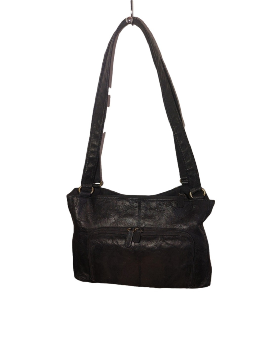 Cabin Creek Embossed Leather Bag